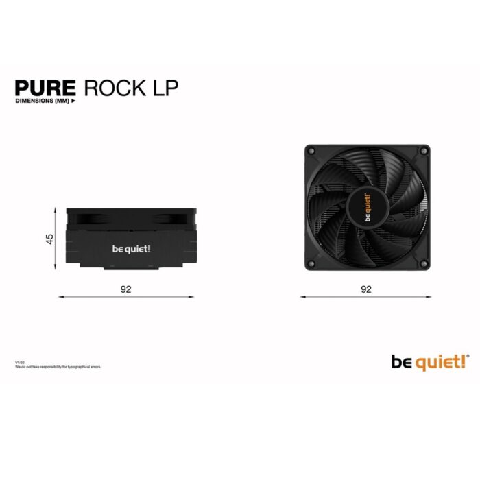 be quiet! Pure Rock LP Low-Profile 3 be quiet! Pure Rock LP Low-Profile Fan - Image 4