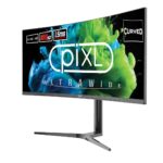 piXL 34 Inch Ultrawide Curved Gaming Monitor, 165Hz, 1.5ms Response Time, 3440x1440 Resolution, HDMI, DP - Image 3