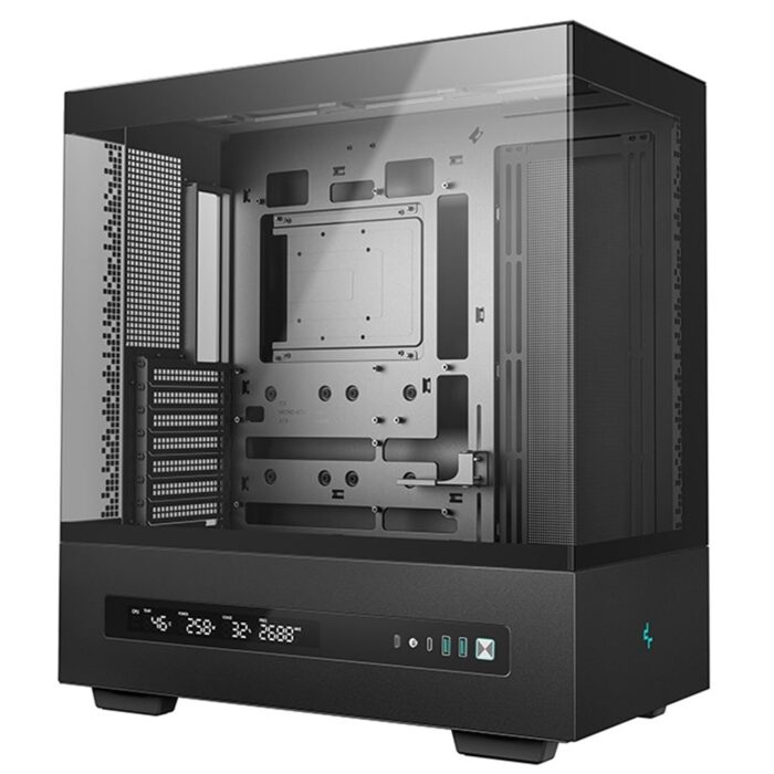 DeepCool CH690 Digital 0 DeepCool CH690 Digital ATX Mid-Tower Case, High-Airflow PC Case with Semi-Glass Panel, Black - Image 1