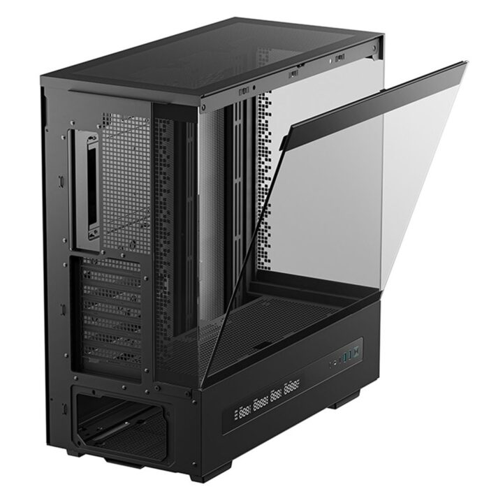 DeepCool CH690 Digital ATX Mid-Tower Case, High-Airflow PC Case with Semi-Glass Panel, Black - Image 2