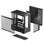 DeepCool CH690 Digital ATX Mid-Tower Case, High-Airflow PC Case with Semi-Glass Panel, Black - Image 8