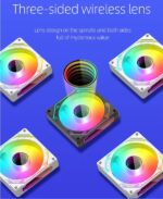 120mm ARGB PC Fan V12 - 71CFM - Infinity Lens - Image 3
