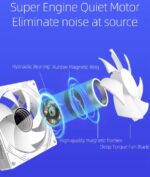 120mm ARGB PC Fan V12 - 71CFM - Infinity Lens - Image 5