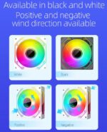 120mm ARGB PC Fan V12 - 71CFM - Infinity Lens - Image 2