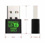 USB AX900 WiFi6 & BT Adapter Realtek RTL8851BU  2.4GHz/5.8GHz Dual Band - Image 3