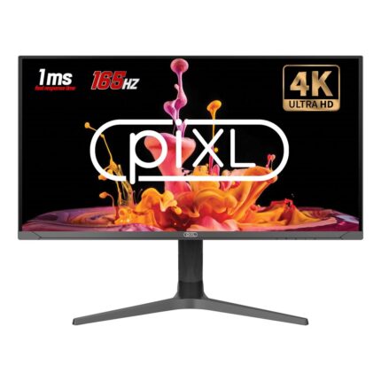 piXL CM32G7 32 Inch 4K IPS Gaming Monitor, 165Hz, 1ms, RGB Lighting, VESA Mount,