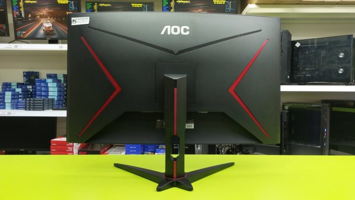 Used 32" 2K AOC Gaming Monitor 165 Hz - CQ32G2SE/BK, HDMI x 2, DisplayPort x 1, Audio out (3.5mm) x 1 - Image 2