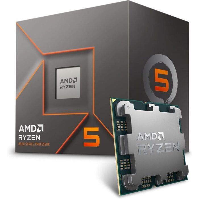 AMD Ryzen 5 8400F AM5 AMD Ryzen 5 8400F AM5 4.7GHz 6 Core Processor, 12 Threads, 22MB Cache, 65W TDP - Image 1
