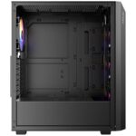 Antec AX67 ARGB Mid-Tower Gaming PC Case, Full Mesh Front, Tempered Glass, 4 x 120mm ARGB Fans, ATX - Image 3