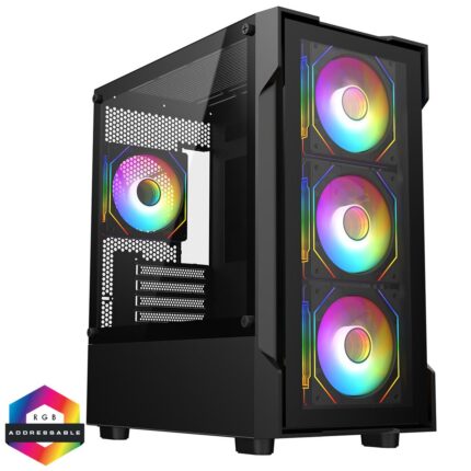CIT BOLT Micro ATX 4 x ARGB Fans
