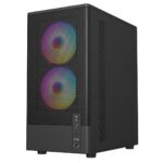 CIT F3 Black 3x ARGB Fan Mesh Front - Image 4