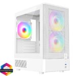 CIT F3 White Micro ATX 3 x ARGB Fans