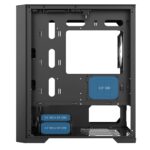CIT Vento Gaming MATX Case Black 4x 12cm ARGB Fans Hub - Image 7