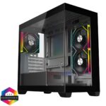 CiT Mercury Case MATX 3x ARGB Fan