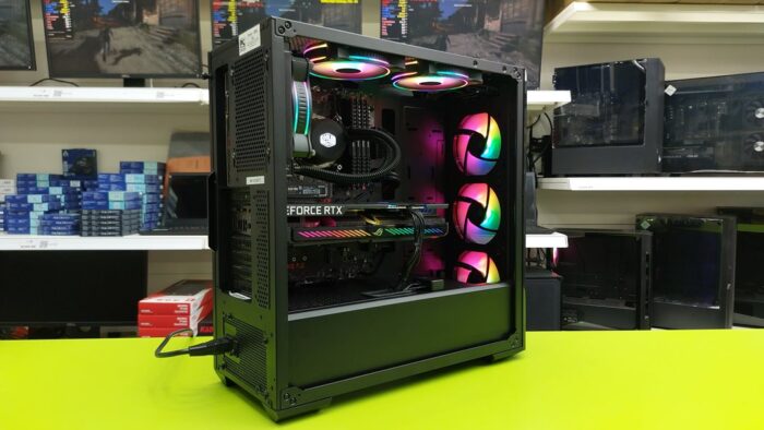 Used Custom Gaming PC / Intel i7 9700KF 4.9GHz / 32GB RAM / 1TB NVMe + 2TB HDD/ RTX 3060 12GB - Image 4