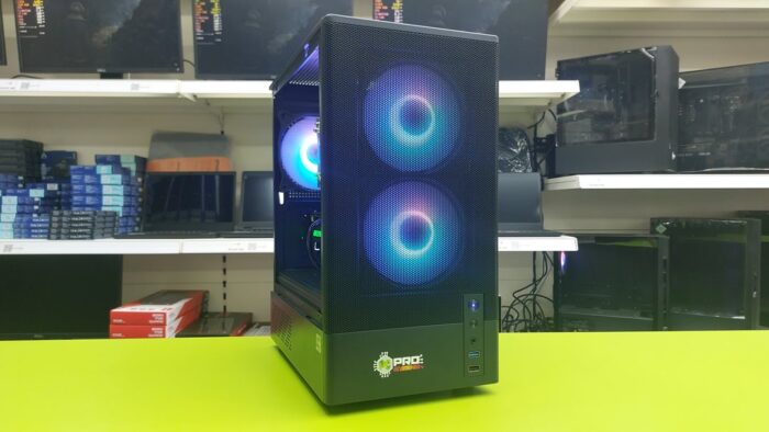 CIT F3 Black (4) New Custom Gaming Desktop / AMD Ryzen 5 5600GT 4.60GHz / 16GB RAM / 1TB NVMe / AMD Radeon Graphics - Image 1