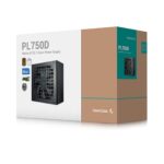 DeepCool PL750D 750W Power Supply, ATX12V V3.1, 80 PLUS Bronze, Non-Modular, 12VHPWR PCIe 5.0