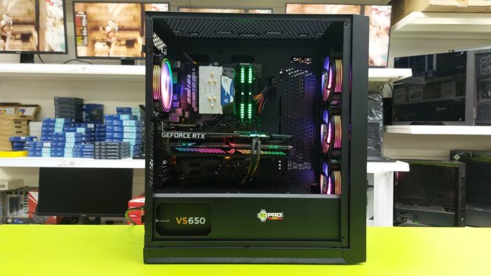 Used Custom Gaming PC / Intel i7 8700K 4.7GHz / 32GB RAM / 512GB NVMe + 2TB  HDD / Multi Choice Graphics - Image 5