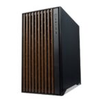 TecWare Timber ATX PC Case, High Airflow Mid Tower with Wood Front Panel, ATX/mATX/ITX - Black - Image 3