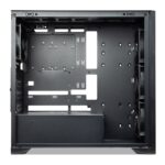 TecWare Timber ATX PC Case, High Airflow Mid Tower with Wood Front Panel, ATX/mATX/ITX - Black - Image 4