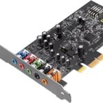 Used Creative Sound Blaster Audigy FX 5.1 PCIe Sound Card with SBX Pro Studio