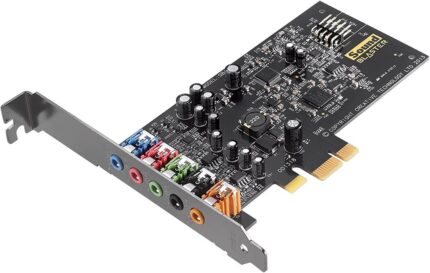 Used Creative Sound Blaster Audigy FX 5.1 PCIe Sound Card with SBX Pro Studio