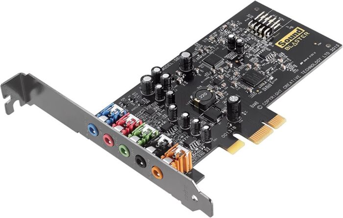 soundblaster Used Creative Sound Blaster Audigy FX 5.1 PCIe Sound Card with SBX Pro Studio - Image 1