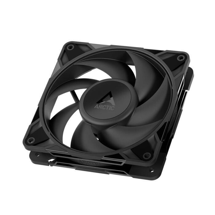 ARCTIC P12 Pro PST 0 Arctic P12 Por PST 12cm PWM Case Fan w/ Cable Splitter, Fluid Dynamic Bearing, 600-3000 RPM, Black - Image 1