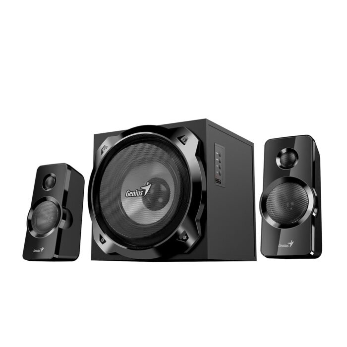 Genius SW-2.1 Genius SW-2.1 1850BT, 50W RMS, Bluetooth 5.3, Subwoofer, Gaming and Entertainment Speaker System - Image 1