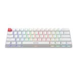 Marvo Scorpion KG933G Saber 61 Wired Mechanical RGB 60% Gaming Keyboard (White)