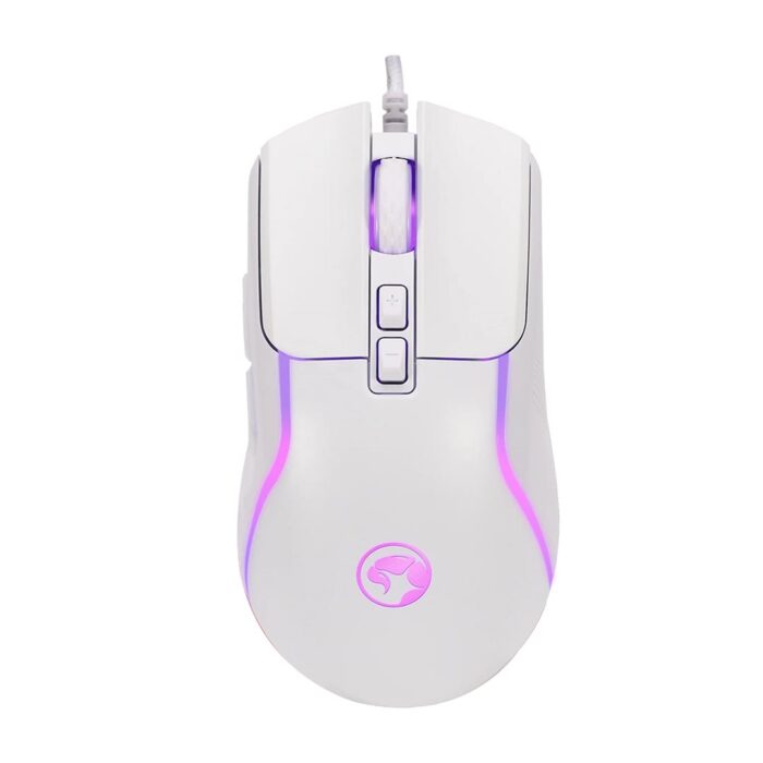 Marvo Scorpion M292 Capo 20 Marvo Scorpion M292 Capo 20 USB RGB Programmable Gaming Mouse (White) - Image 1