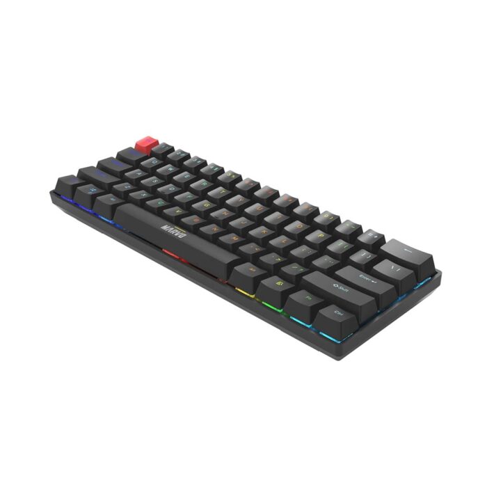 Marvo Scorpion KG933G Saber 61 Wired Mechanical RGB 60% Gaming Keyboard (Black) - Image 4