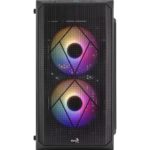 Aerocool CS-107 v2 FRGB Mini Tower Case - Black - Image 2