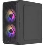 Aerocool CS-107 v2 FRGB Mini Tower Case - Black - Image 4