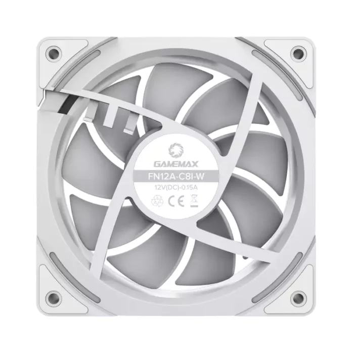 GameMax 3 Pack ARGB White Fan FN12A-C8I-W - Image 3