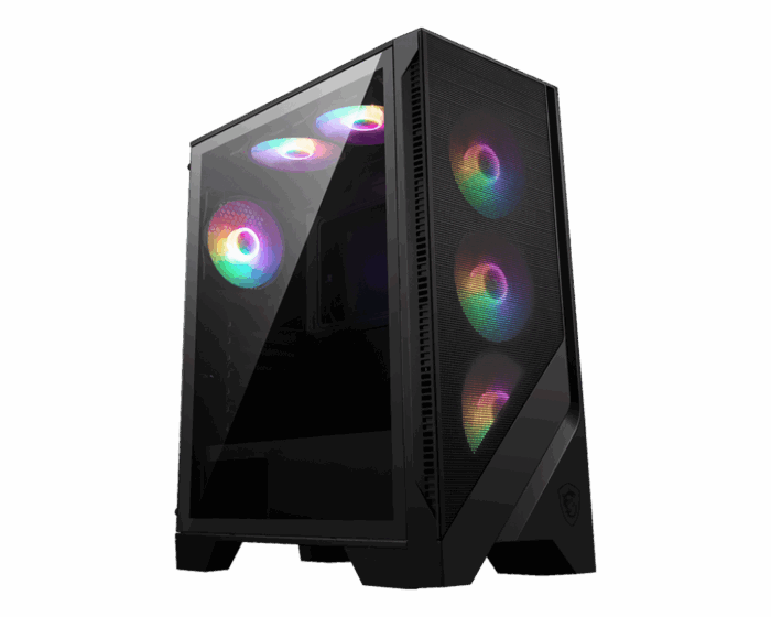 MSI MAG Forge 120A Airflow Black Mid Tower Case (ATX/M-ATX/Mini-ITX) - Image 2