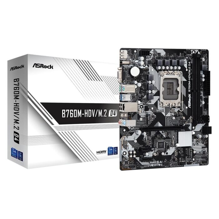 ASRock B760M-HDV/M.2 D4 Intel 1700 Socket - Image 1