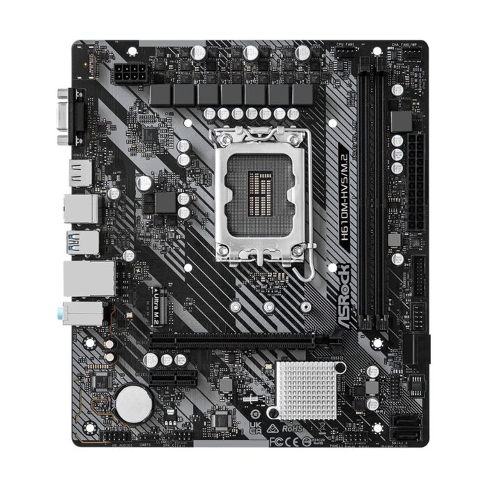 ASRock H610M-HVS/M.2 R2.0 LGA1700 Motherboard - Image 2