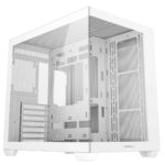 DeepCool CG530 Dual-Chamber Computer Case, Tempered Glass Panels, White