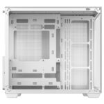 DeepCool CG530 Dual-Chamber Computer Case, Tempered Glass Panels, White - Image 5