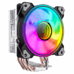 GameMax Ice Blade CPU Cooler 120mm PWM ARGB Fan 4 x Heat Pipes TDP 190W - Image 2