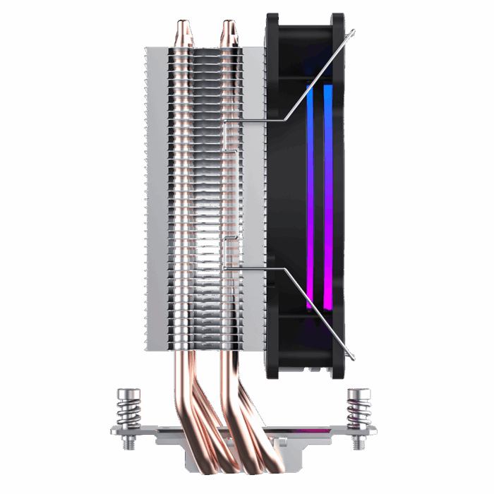 GameMax Ice Blade CPU Cooler 120mm PWM ARGB Fan 4 x Heat Pipes TDP 190W - Image 4