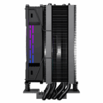 GameMax Ice Force Black CPU Cooler With 120mm PWM ARGB Infinity Fan 4 x Heat Pipes TDP 200W - Image 3