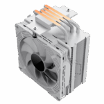 GameMax Ice force White CPU Cooler With 120mm PWM ARGB Infinity Fan 4 Heat Pipes TDP 200W - Image 4