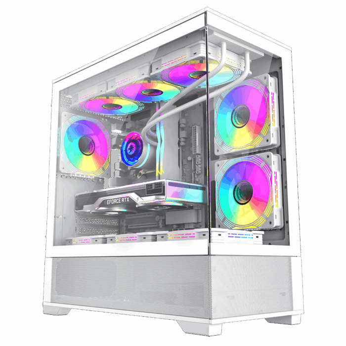 GameMax Vista Mini White Case - Image 2