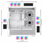 GameMax Vista Mini White Case - Image 4