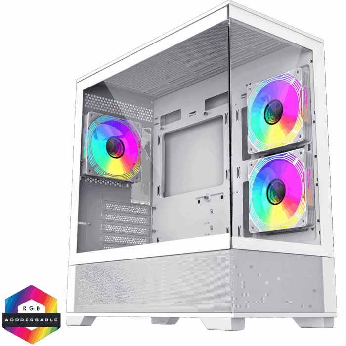 GameMax Vista Mini White Case - Image 1