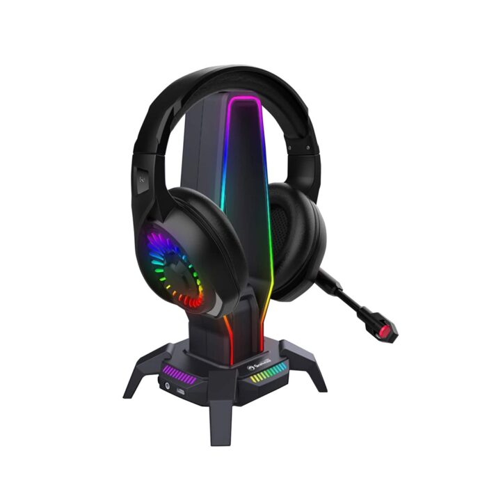 Marvo Scorpion HZ-10 Kobe 30 USB RGB Gaming Headset Stand and Hub - Image 2