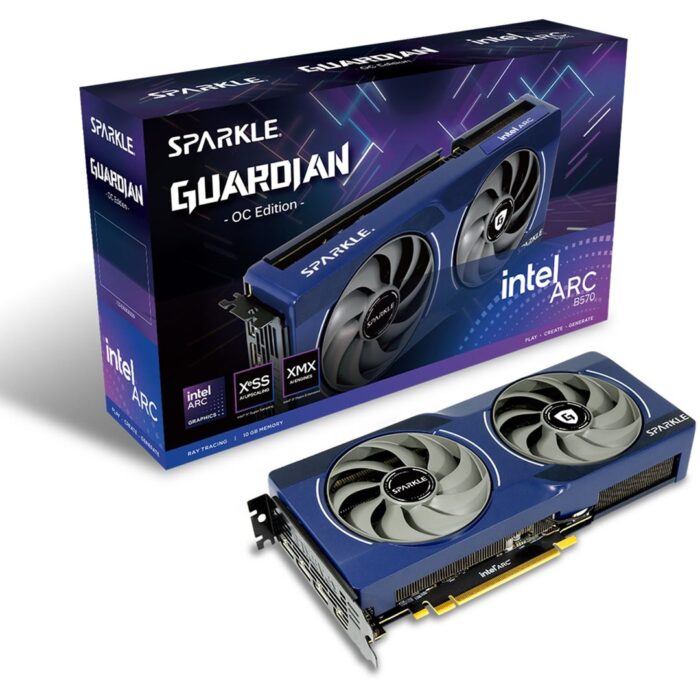 Sparkle Intel ARC B570 GUARDIAN OC 10GB Sparkle Intel ARC B570 GUARDIAN OC 10GB GDDR6 Graphics Card - Image 1