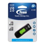 64GB Team C141 USB 2.0 Green USB Flash Drive
